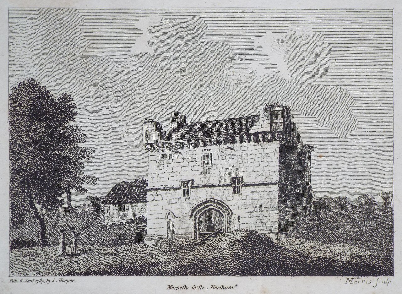 Print - Morpeth Castle, Northumd. - 